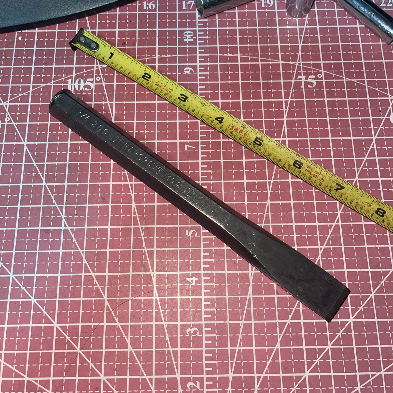 Vintage CTC Hargrave USA 3/4” Tip 200 Series Cold Steel Chisel 3/4 In 7-7/16 Lon