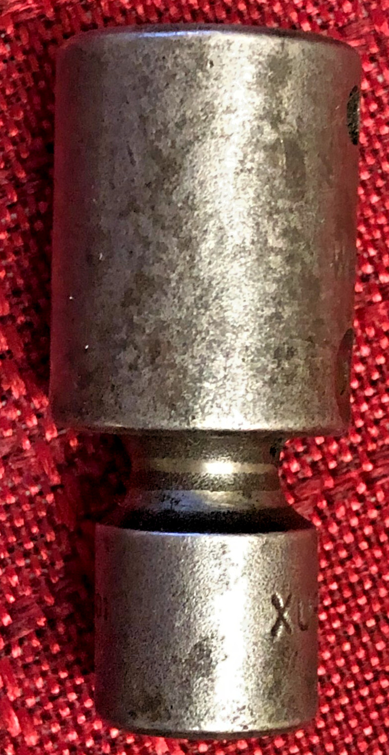 Mac Tool XUP6 Metric 12mm Universal Impact Socket 3/8″dr 6pt 2″L USA 1990 Gd8/10