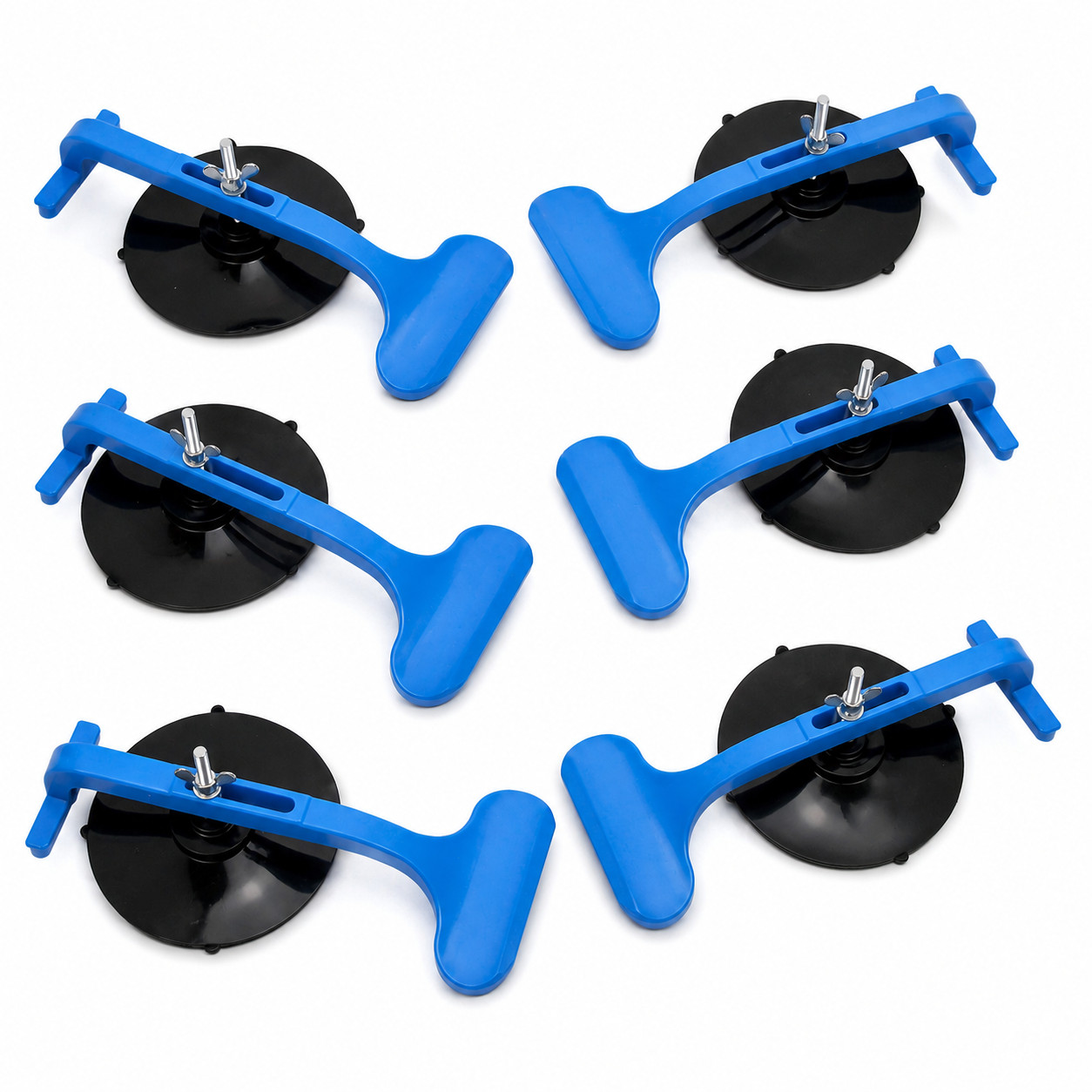 6PCS Suction Cup Clamp Kit for Car Windshield Glass Holder Repair Installation