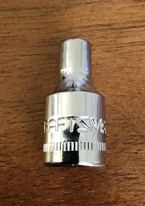 Craftsman 5mm Socket 6 Point 1/4″ Drive Z-AL 45909 Easy Read (Etched & Stamped)