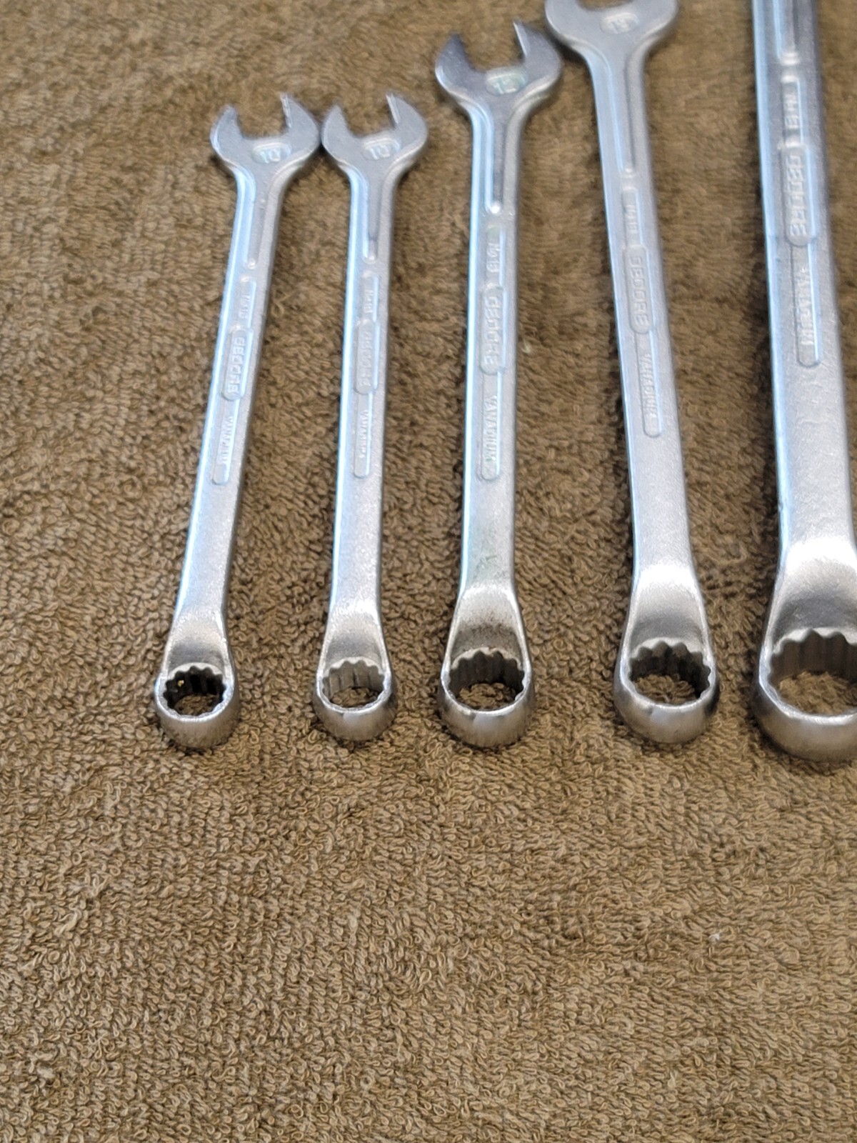 Gedore Metric Combination Wrench Set 27 24 19 17 13 12 10 mm Offset Automotive