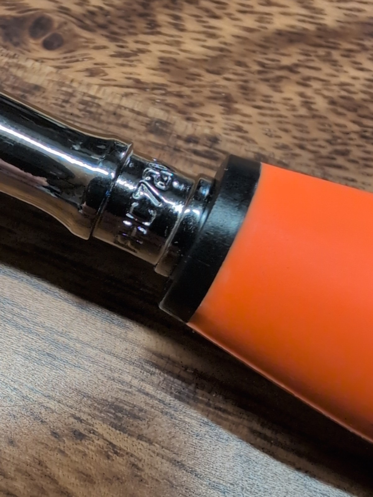 *New* Snap On FHC72MP INDEXING 3/8″ Head NEW STYLE ORANGE Soft Handle Ratchet
