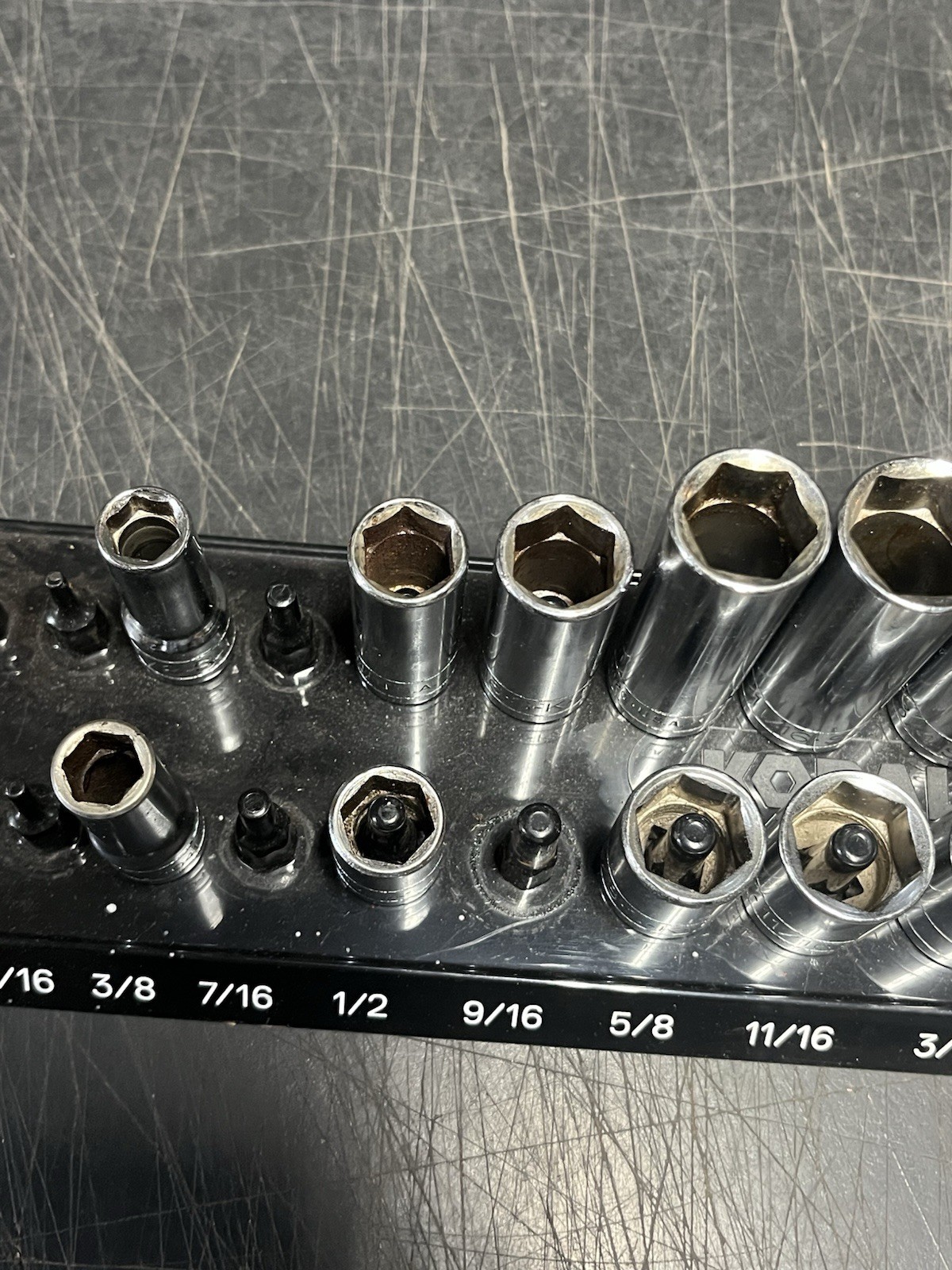SK Professional Tools 39pc Socket Set 3/8” Drive No. 94539 SAE & MM Incomplete