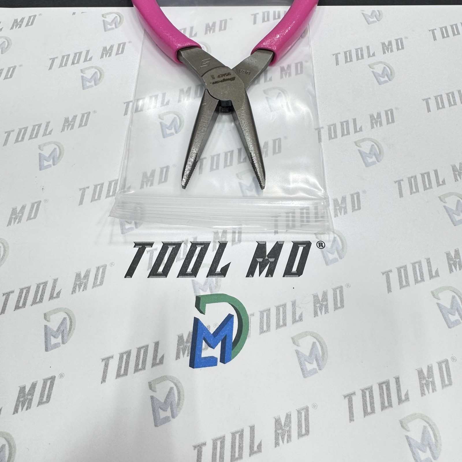Snap-on Tools USA NEW 2025 ELECTRIC PINK 6″ Talon Grip Needle Nose Pliers 95ACF