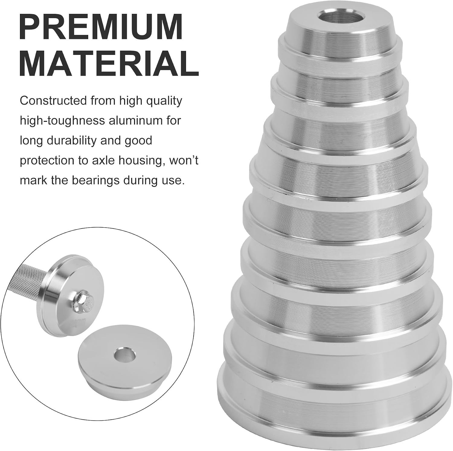 Comprehensive Bearing Race Installation Tool Set – Fits Most Standard Sizes