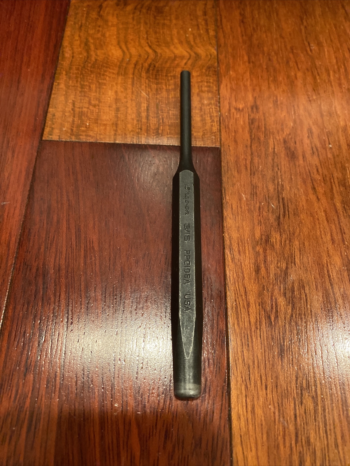 NEW! Snap-on Standard Length 5-1/4″ Long 3/16″ Point Pin Punch PPC106A