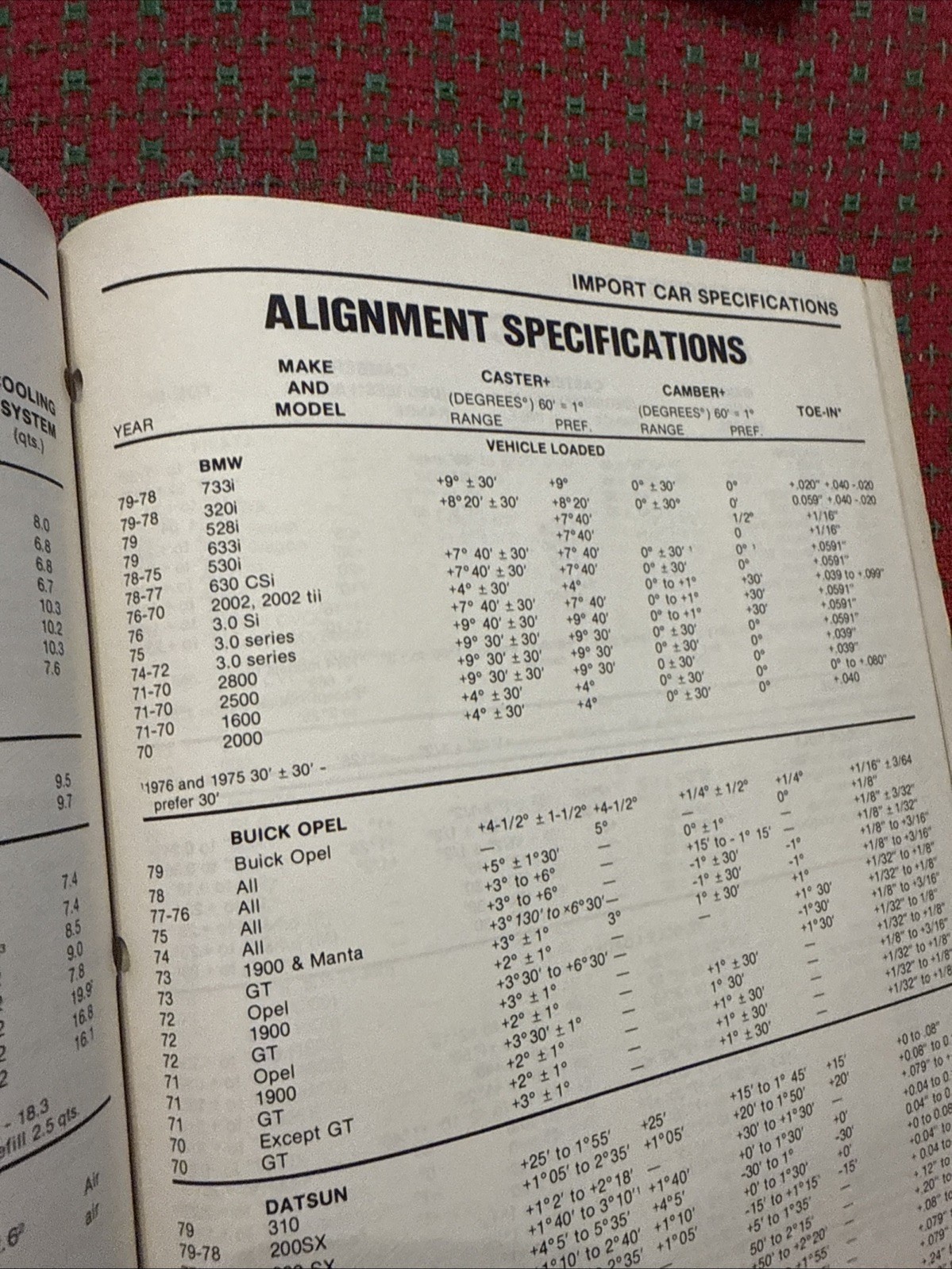 Vintage MAC TOOLS Ignition Tune Up Specifications Manual 🇺🇸 Jeep International