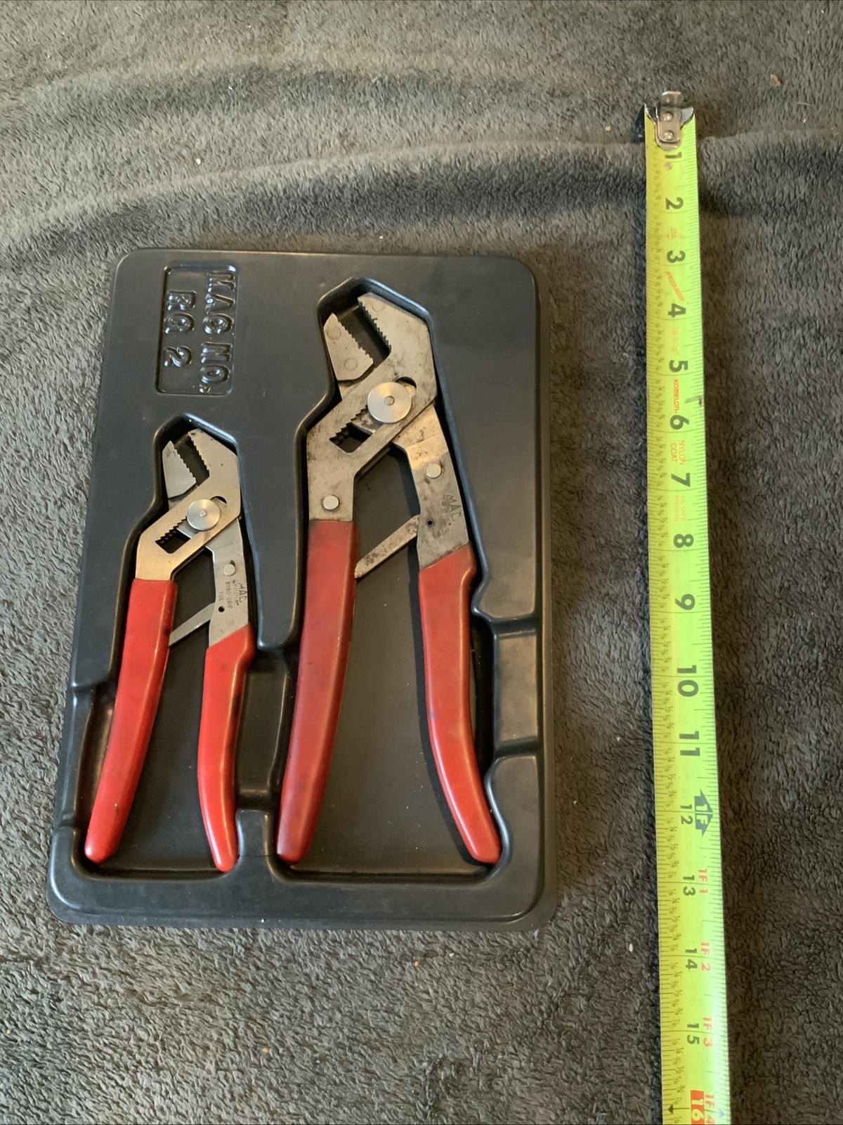 Mac Tools 2pc Pliers Set, See Pics….used…both Work Fine….