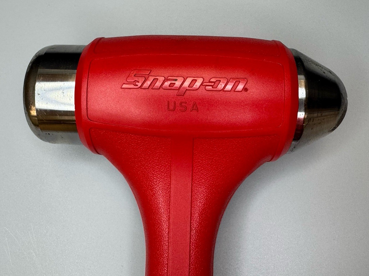 Snap-on Tools USA RED 56oz/1550g Soft Grip Dead Blow Hammer HBBD56