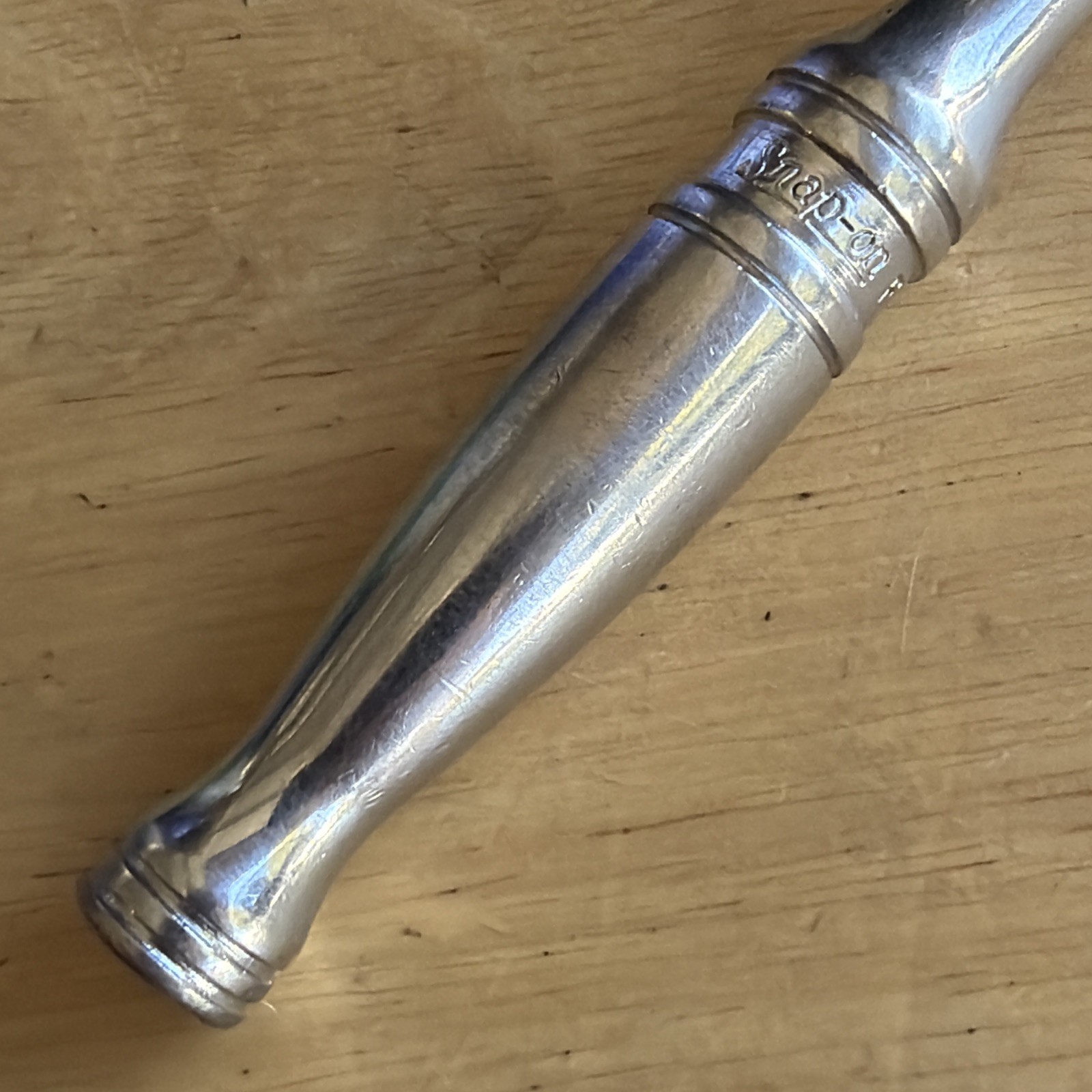 Snap On Tools 7-3/8″ Long Ratchet 3/8″ Drive F720 Vtg Made in USA READ!
