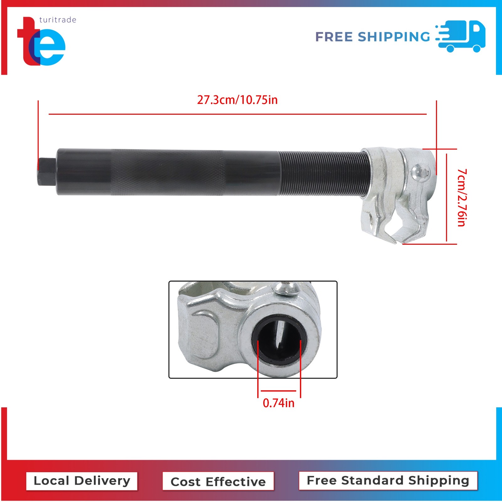 Twin Hook Coil Spring Compressor Tool 2pcs Heavy Duty 280mm Removal Install Tool