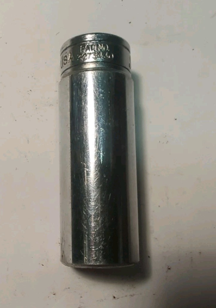 Nice Snap On 3/8″ Drive 11/16″ 6PT SAE Deep Chrome Socket USA SFS221