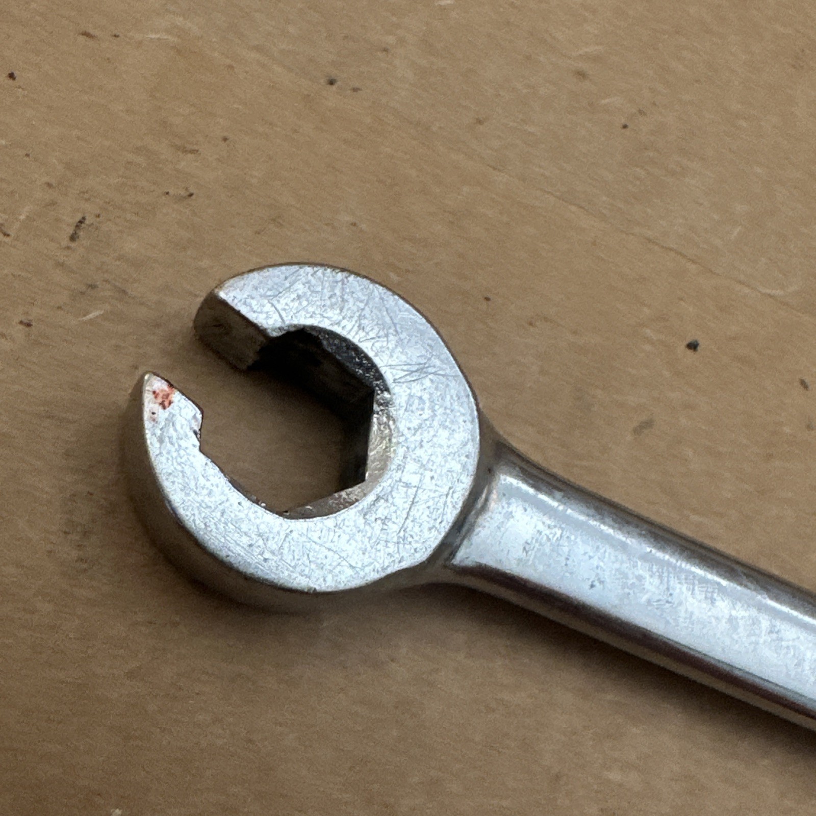 Vintage Vulcan Flare Nut Line Wrench 3/8” X 7/16” Inch SAE Made In USA FW1214