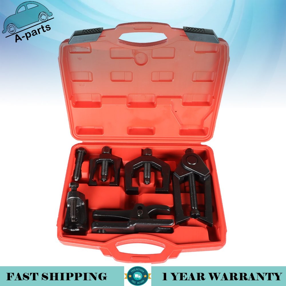 5-In-1 Ball Joint Separator, Pitman Arm Puller, Tie Rod End Tool Set Front E New