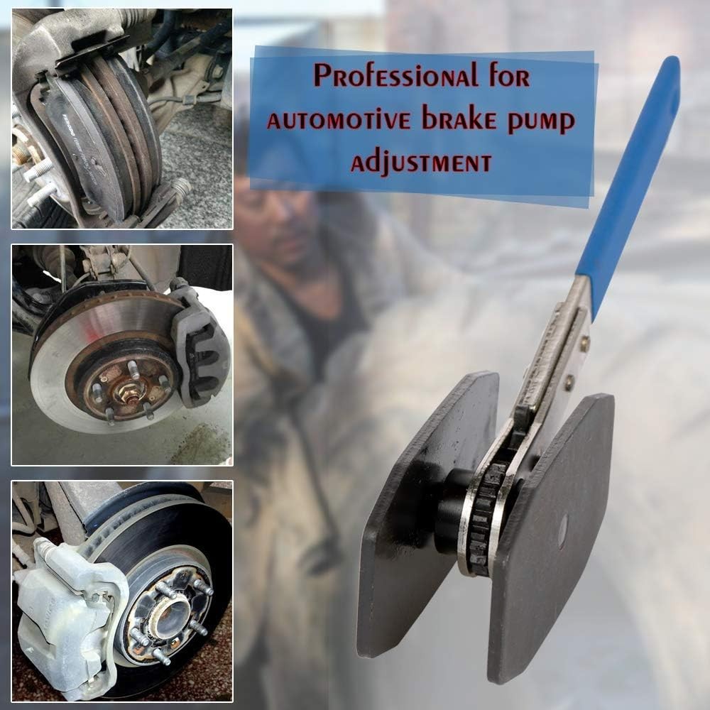 Car Ratchet Brake Piston Wrench Spreader Caliper Pad Install Tool Press Portable