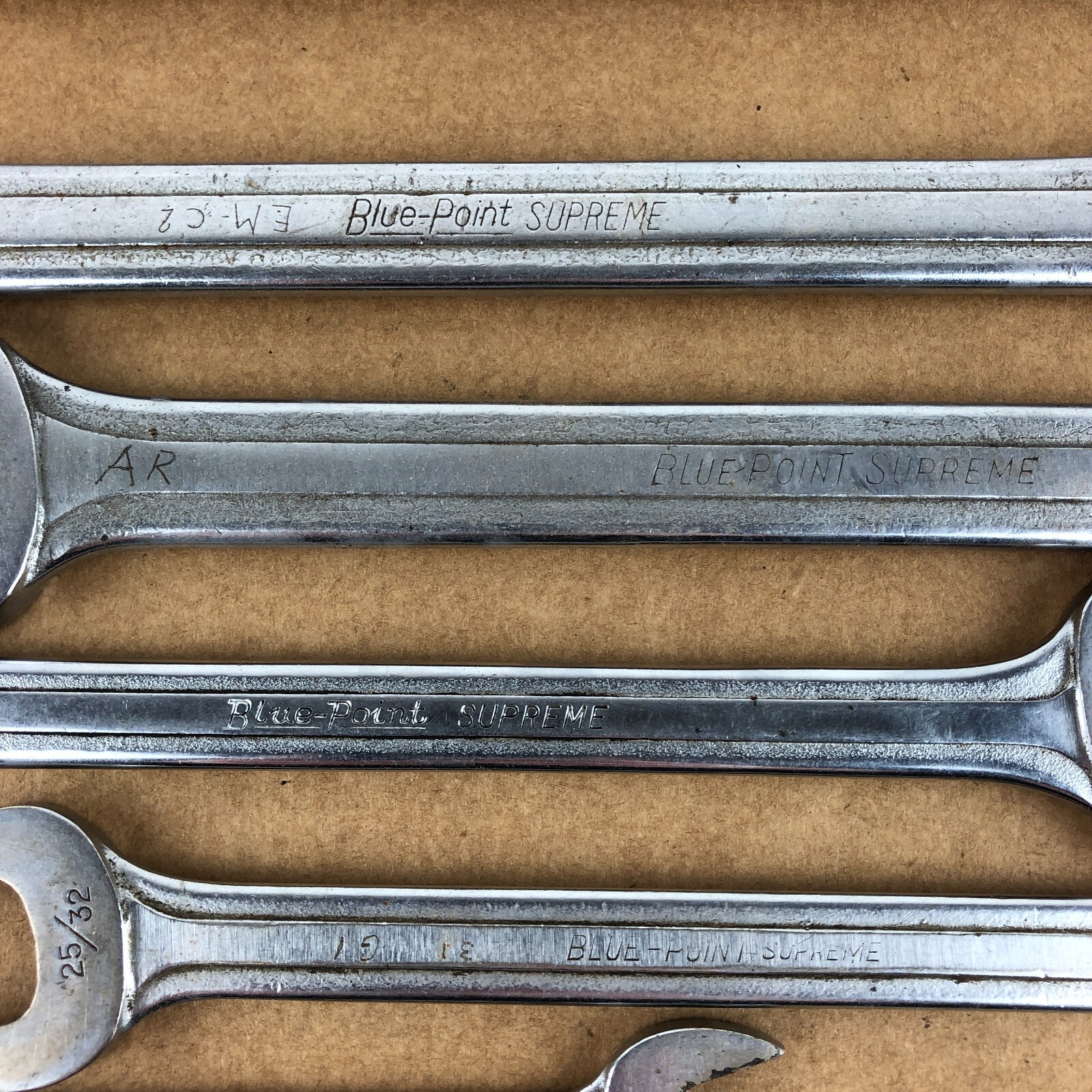Blue-Point USA Double Open End Wrench Set 1/2″ to 1-3/8″ S Series Supreme Marks
