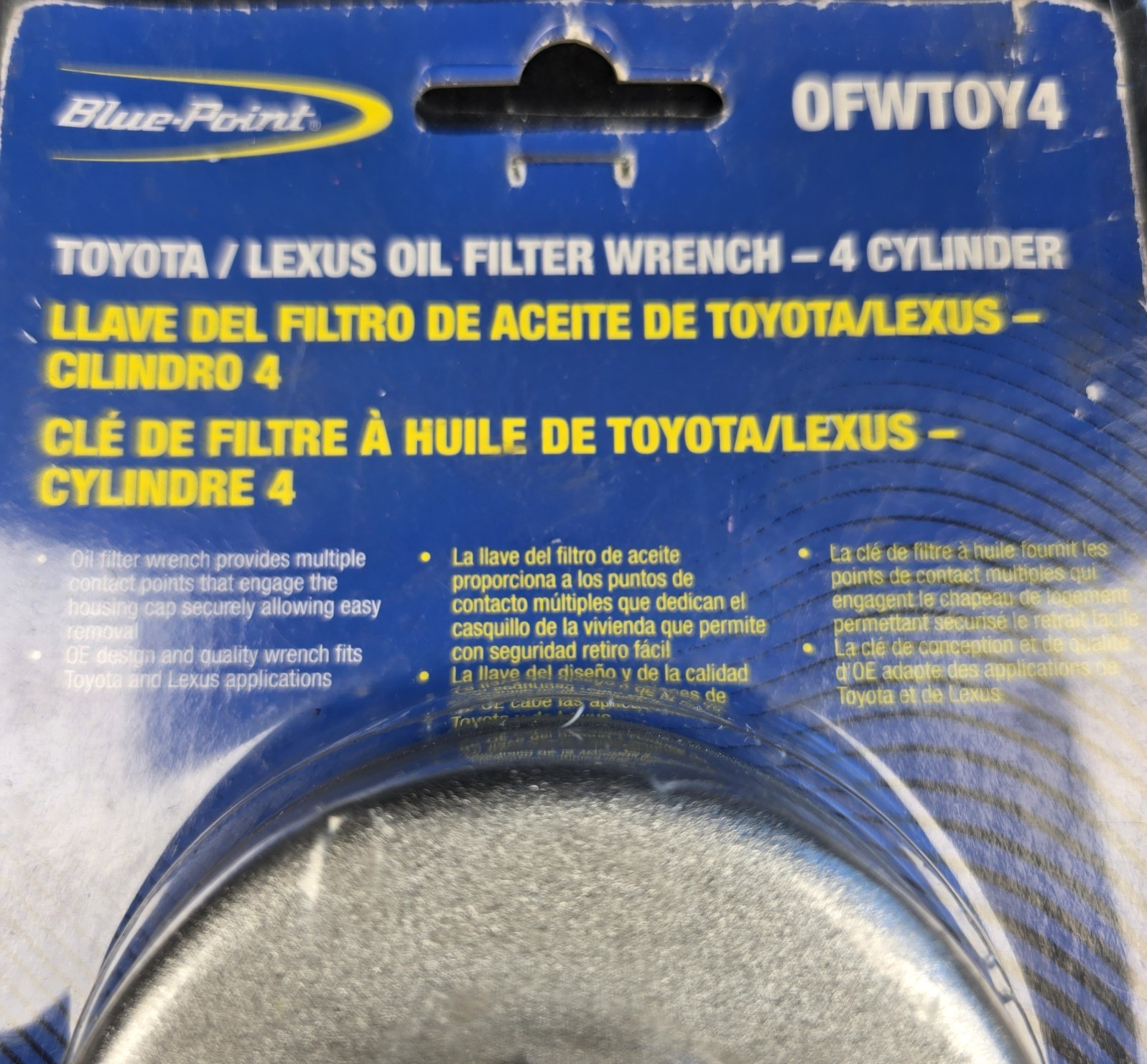 Blue-Point OFWTOY4 Toyota Lexus Oil Filter Wrench 64.5mm 14 Flute 3/8″ Drive NOS