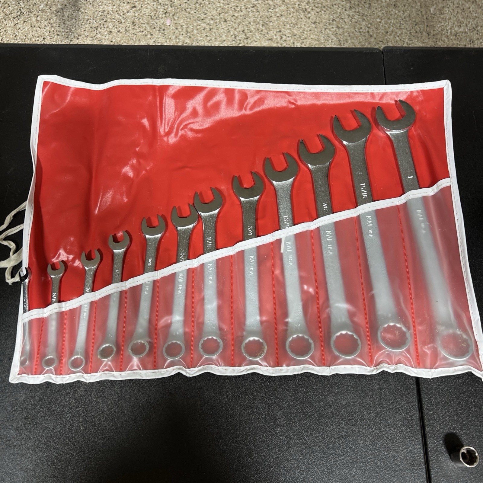 KAL Tools, 12 Pc, SAE, Combination Wrench Set High Quality Made In USA 5 Stars!