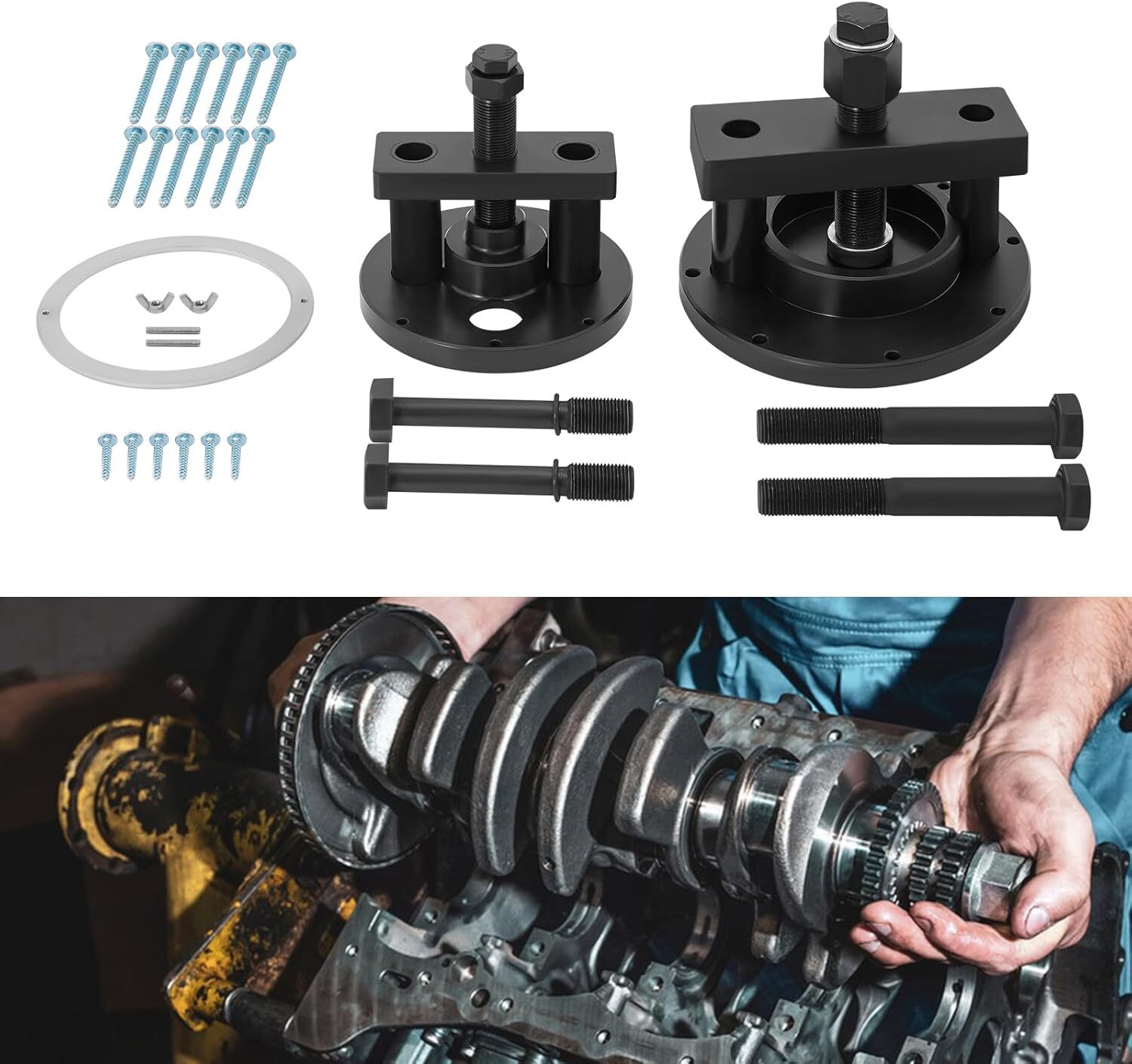 Front & Rear Crankshaft Seal Remover/Installer Tool for Detroit Diesel DD13/DD15