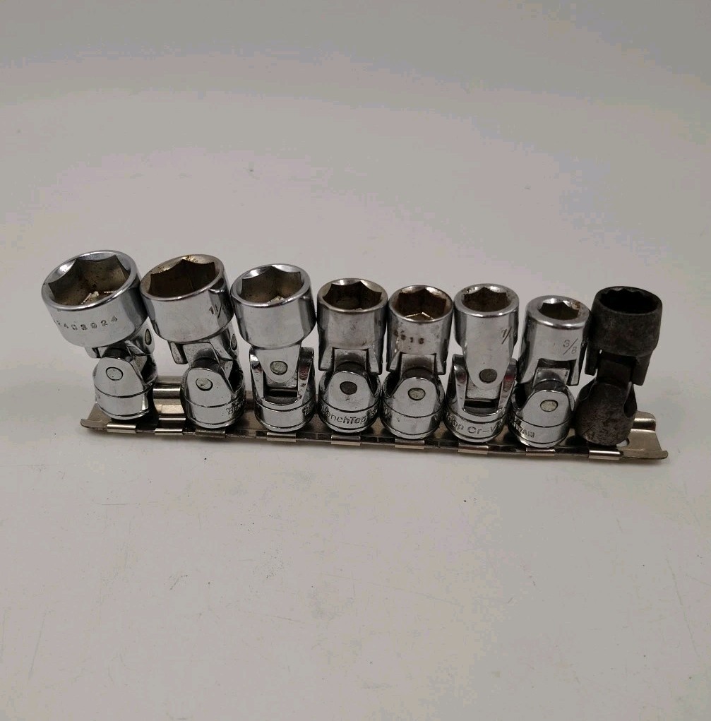 3/8 Drive Swivel Socket Set SAE 3/8–3/4 Bench Top CR-V Wobble Lot