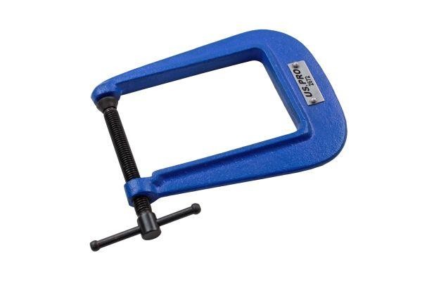 US PRO Tools 2″ x 3.5″ Deep Throat G-Clamp 50mm x 88mm 2672