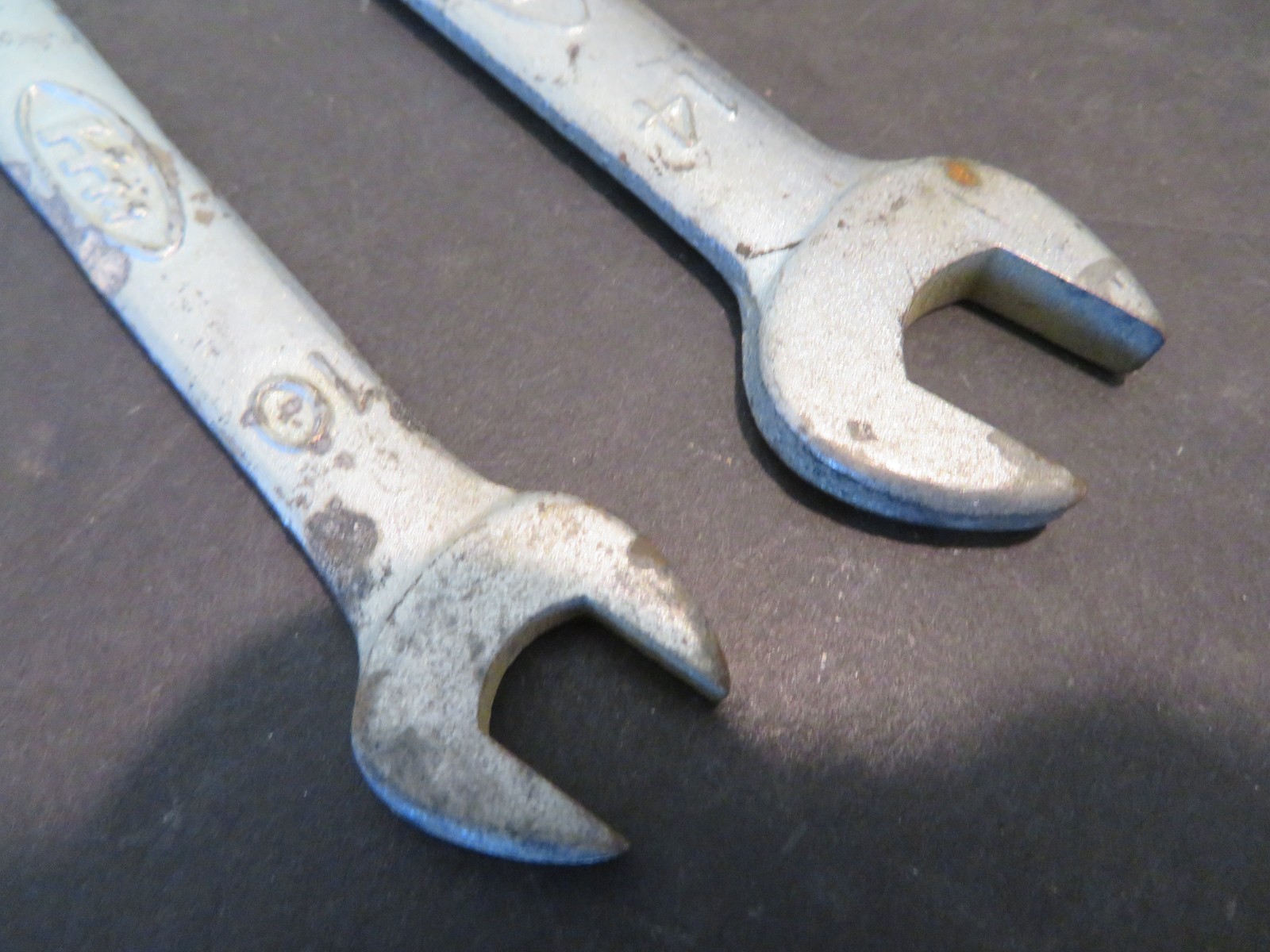 Vintage HM Honda Motors 10mm x 12mm & 14mm x 17mm Open-End Wrench Made in Japan