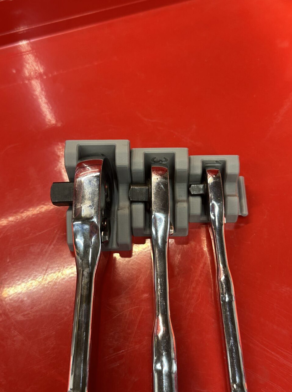 Magnetic Ratchet Holder for 1/4″, 3/8″ 1/2″ Ratchets – Tool Organizer