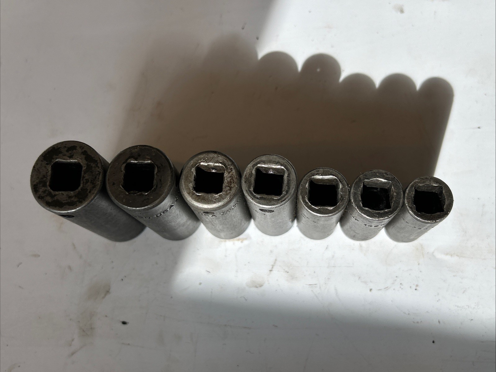 SNAP ON TOOLS 212SIMFYA 7pc 3/8 Dr 6pt SAE Deep Impact Socket Set 3/8″-3/4”
