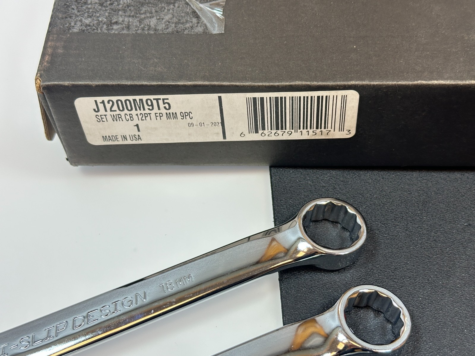 NEW PROTO Professional USA 9pc Metric 10mm-18mm ANTI-SLIP Combination Wrench Set