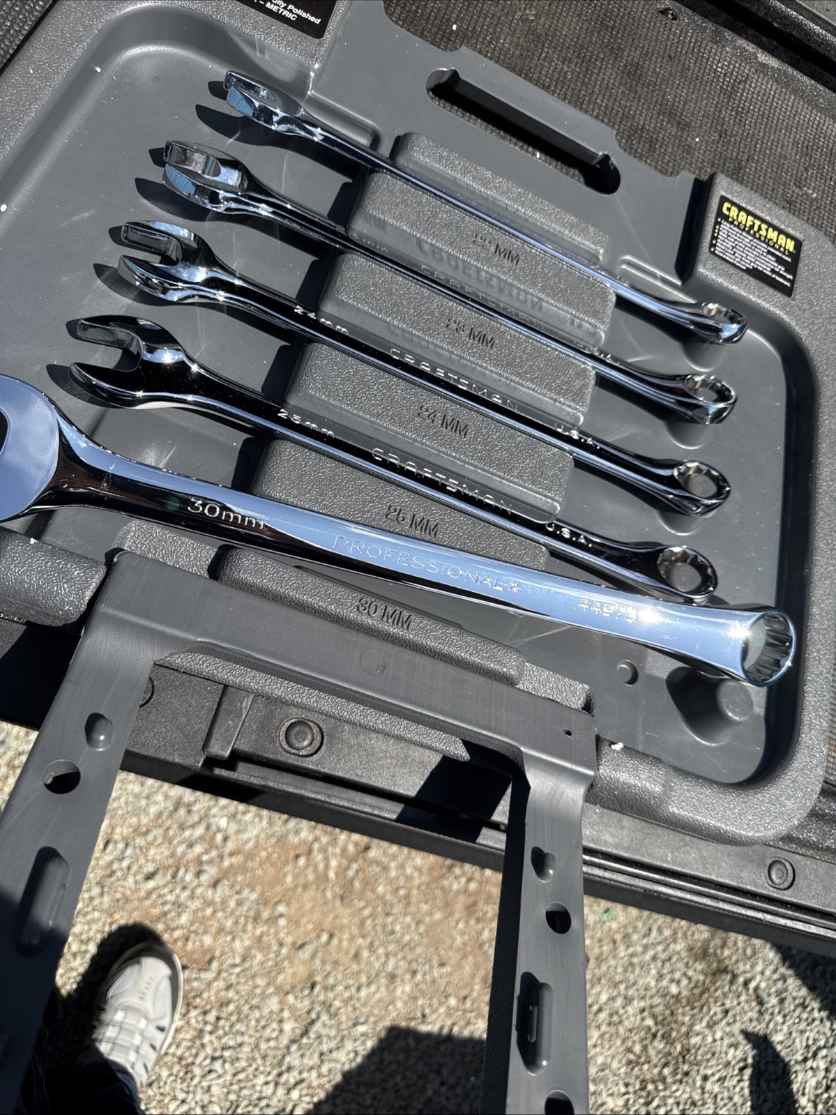 Sears Craftsman Professional Long Pattern Metric Wrench Set 44970 Jumbo K Series