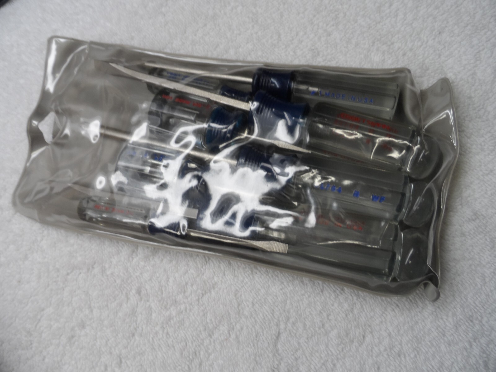 Craftsman Phillips Slotted Screwdriver Set, NOS USA (8 pcs in bag) – PN 41507