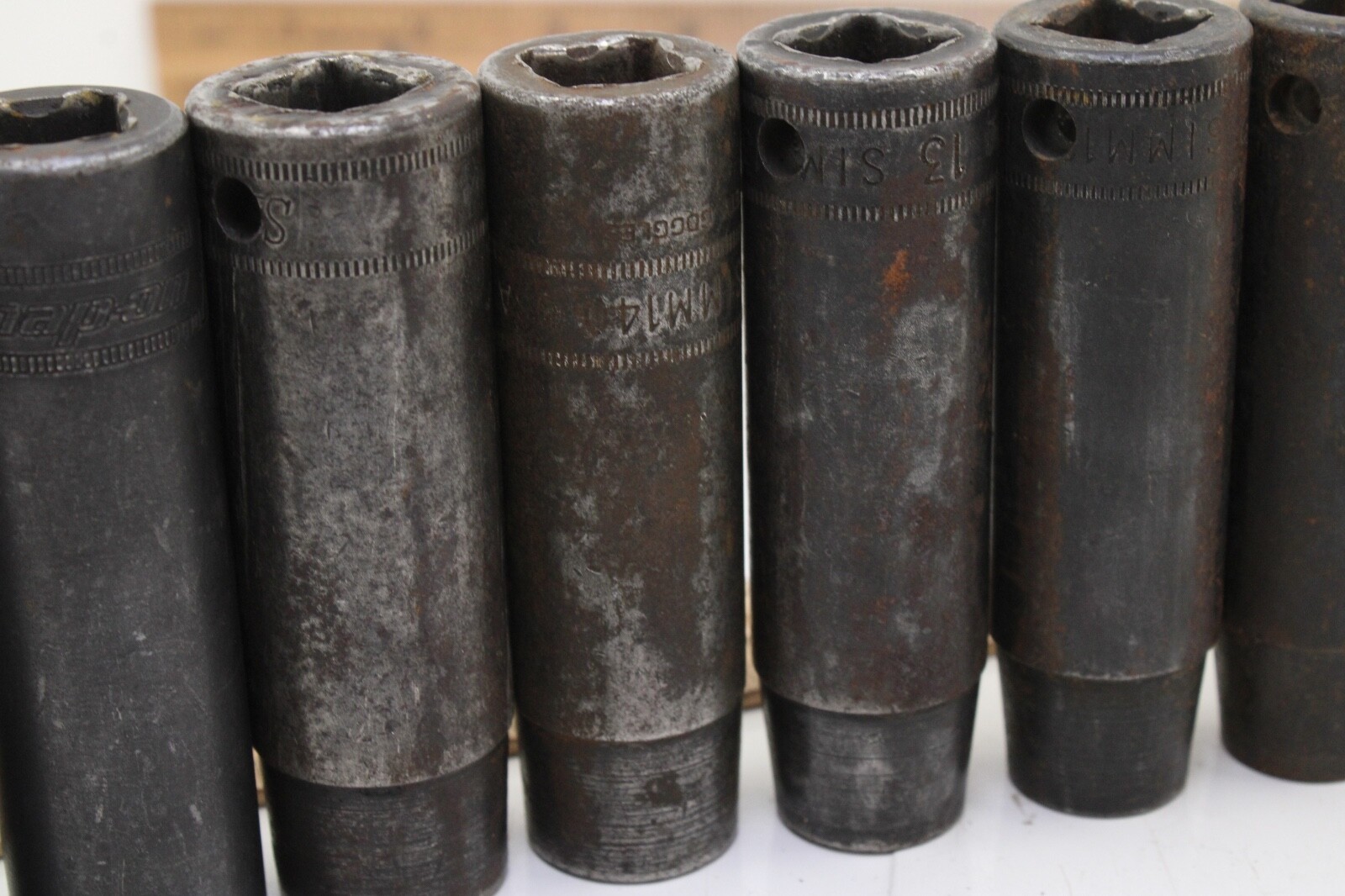 Snap On SIMM100-SIMM170 10-17mm 8 Piece 1/2″ Drive 6 Pt Deep Impact Socket SetUS