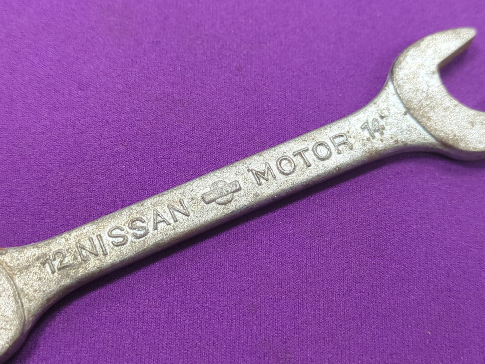 Vintage NISSAN Motor Tool Kit 12mm – 14mm Open Ended Spanner