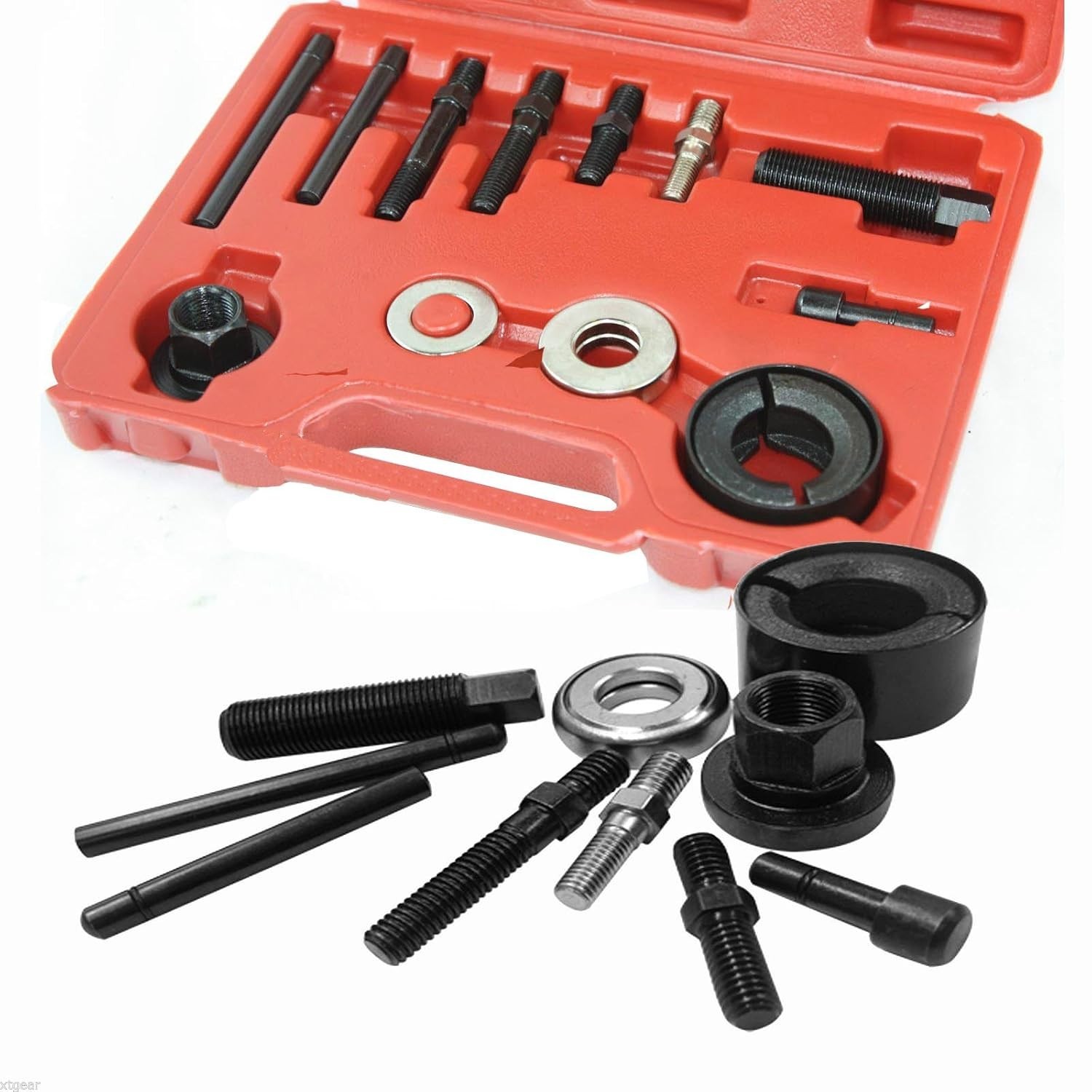 Professional Grade Carbon Steel Pulley Puller & Installer Kit for Cars & Trucks