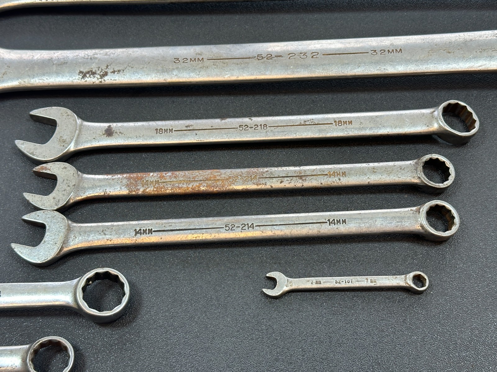 🇺🇸Armstrong Tools USA 16pc Mixed Wrench Lot Including 1-1/2 & 32mm Large Sizes