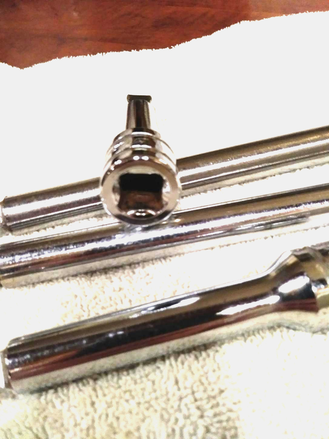 SNAP-ON 4 PC. 1/2 INCH WOBBLER EXTENSIONS EXCELLENT CONDITION 15″, 10″, 5″ and 3