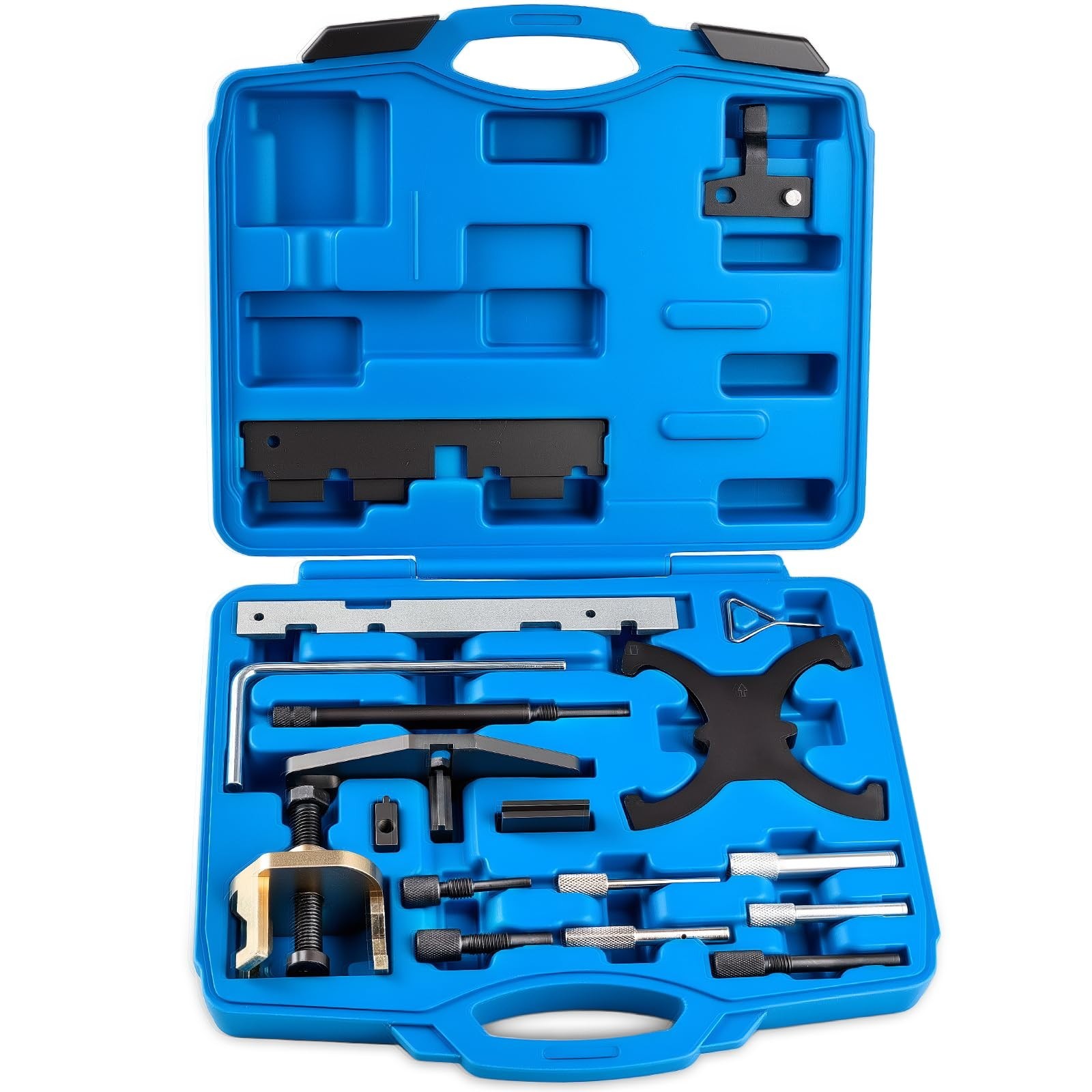 18PCS Timing Tool Kit for Ford & Mazda, Camshaft Locking Set, Flywheel Lock, Tim