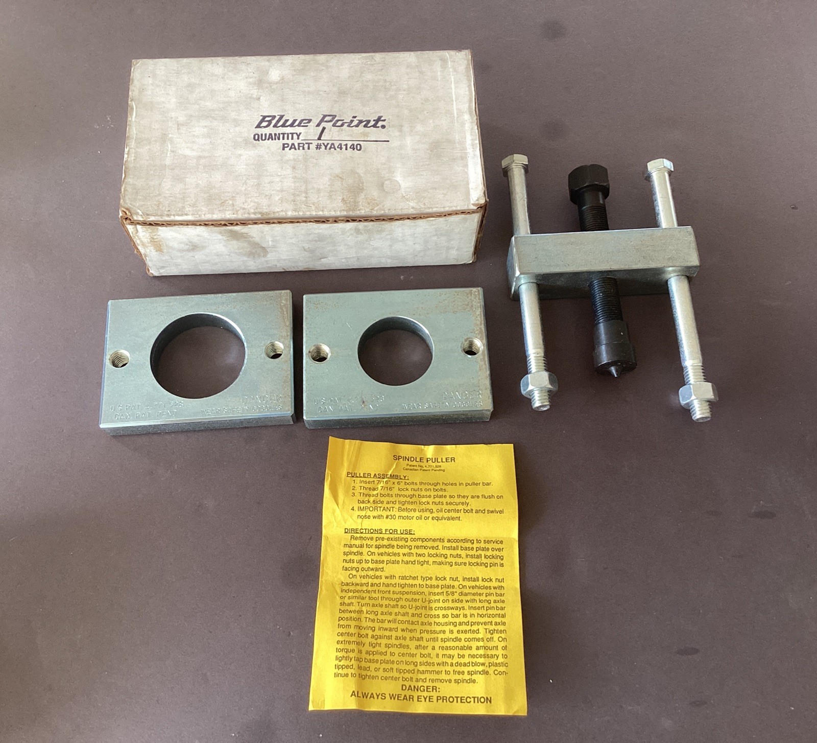 NEW Blue Point Tools YA4140 4WD Spindle Puller Free Ship