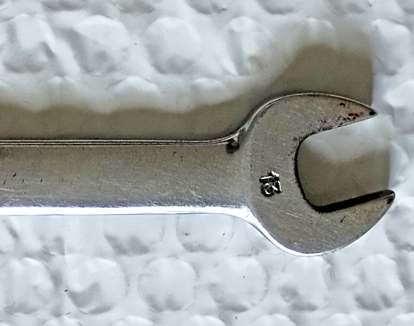 SNAP ON VOM1315, 13MM. x 15MM. DOUBLE OPEN-END WRENCH, 6.5″ LONG.