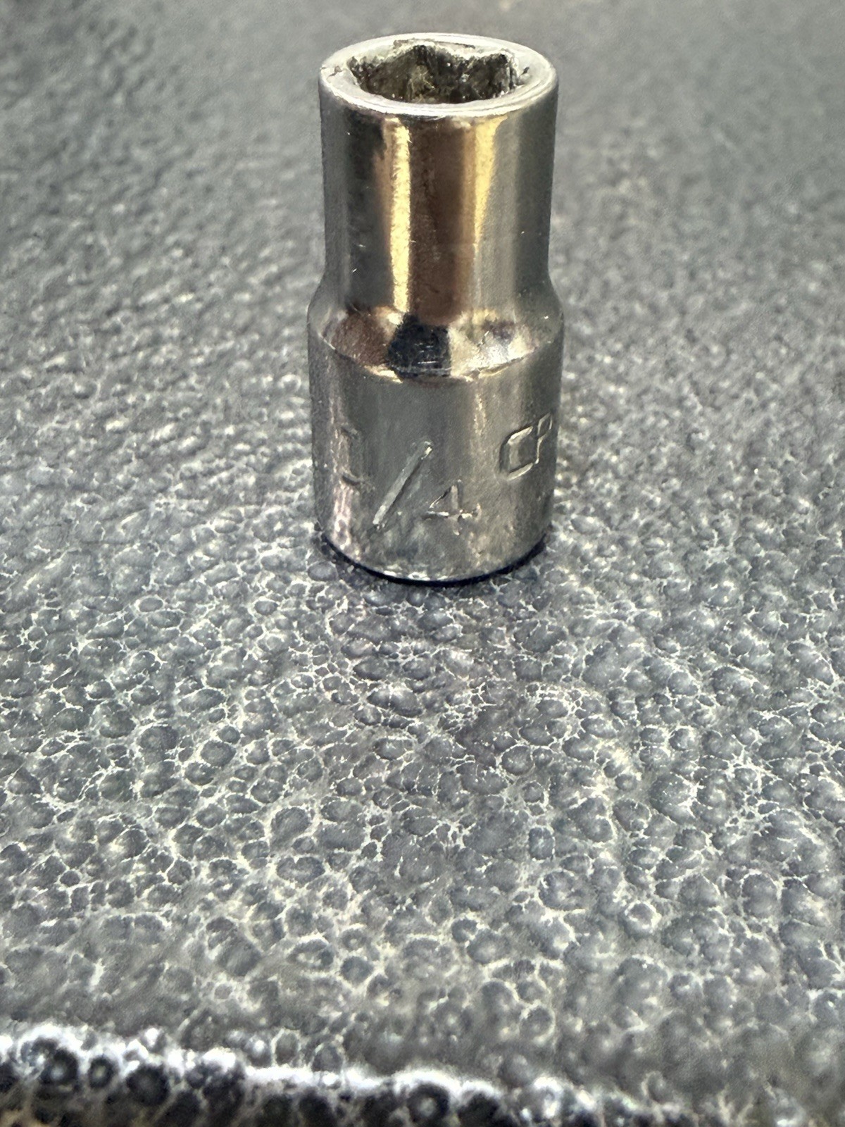 Vtg 1/4″ Craftsman G-Series Part 43493 – 1/4″ Drive 6-Point Socket USA Made