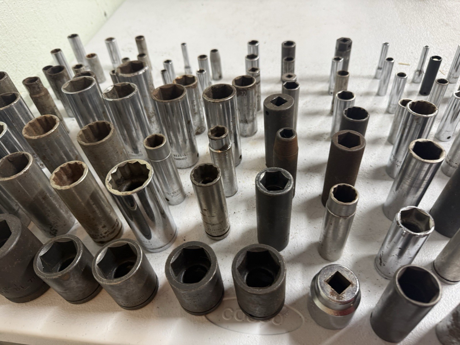Lot of 85+ MIXED Impact/Normal Deep Sockets 3/8″ & 1/2″ Drive Cornwell USA Tools