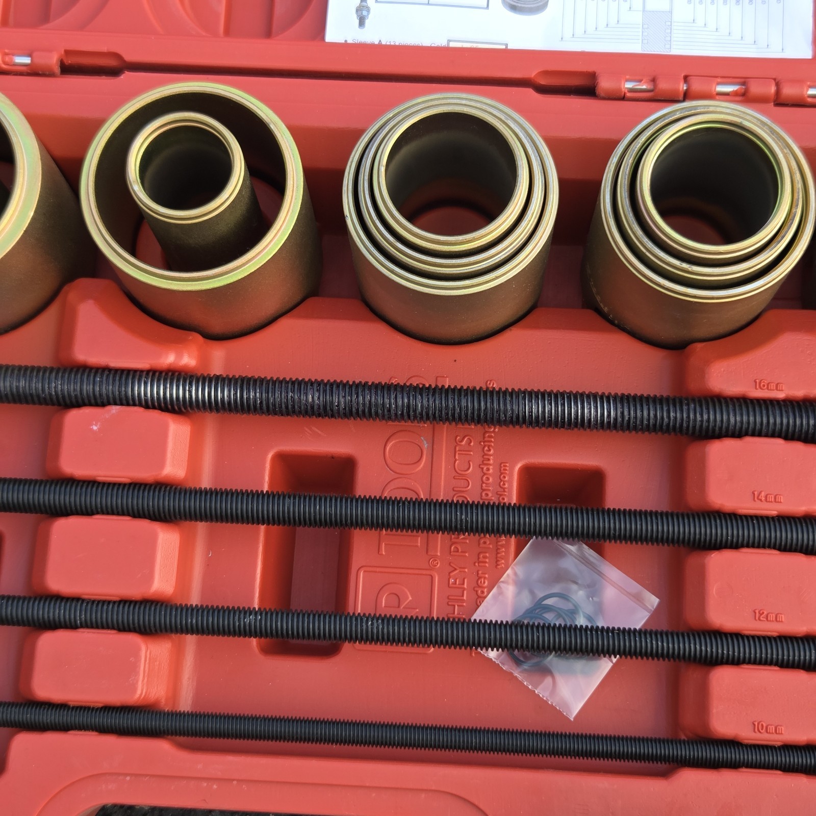 SP Tools Schley 29pcs Universal Bushing Removal Install Kit