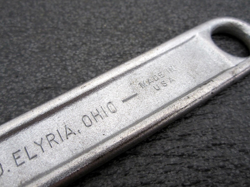 Vintage Ridgid 10″ Adjustable Wrench No. 710 Made in USA