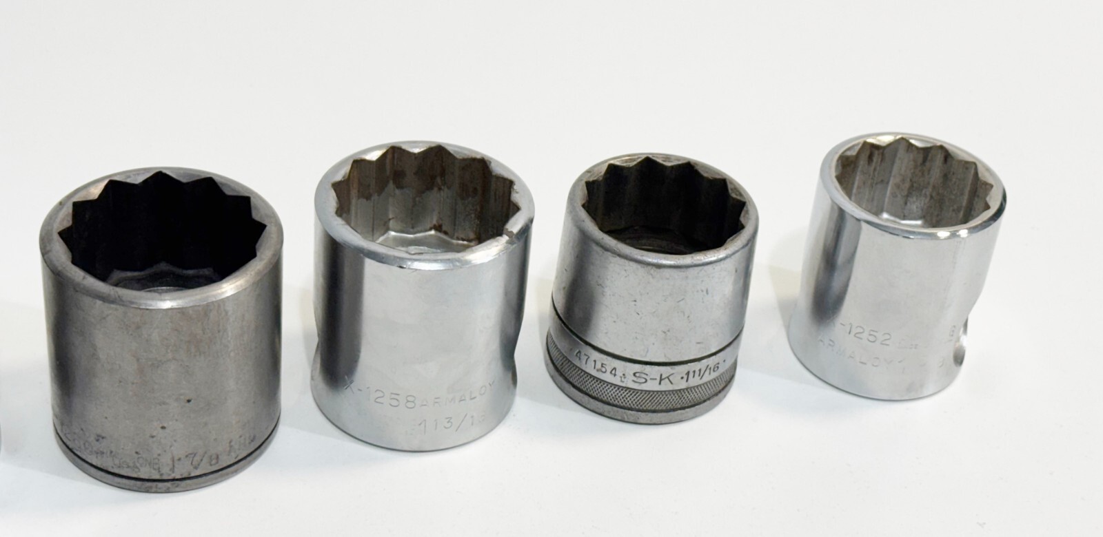 Armstrong SK 3/4″ 1″ Drive Socket set 2 3/8″ – 3/4″ –Lot of 15 Pcs Huge set New