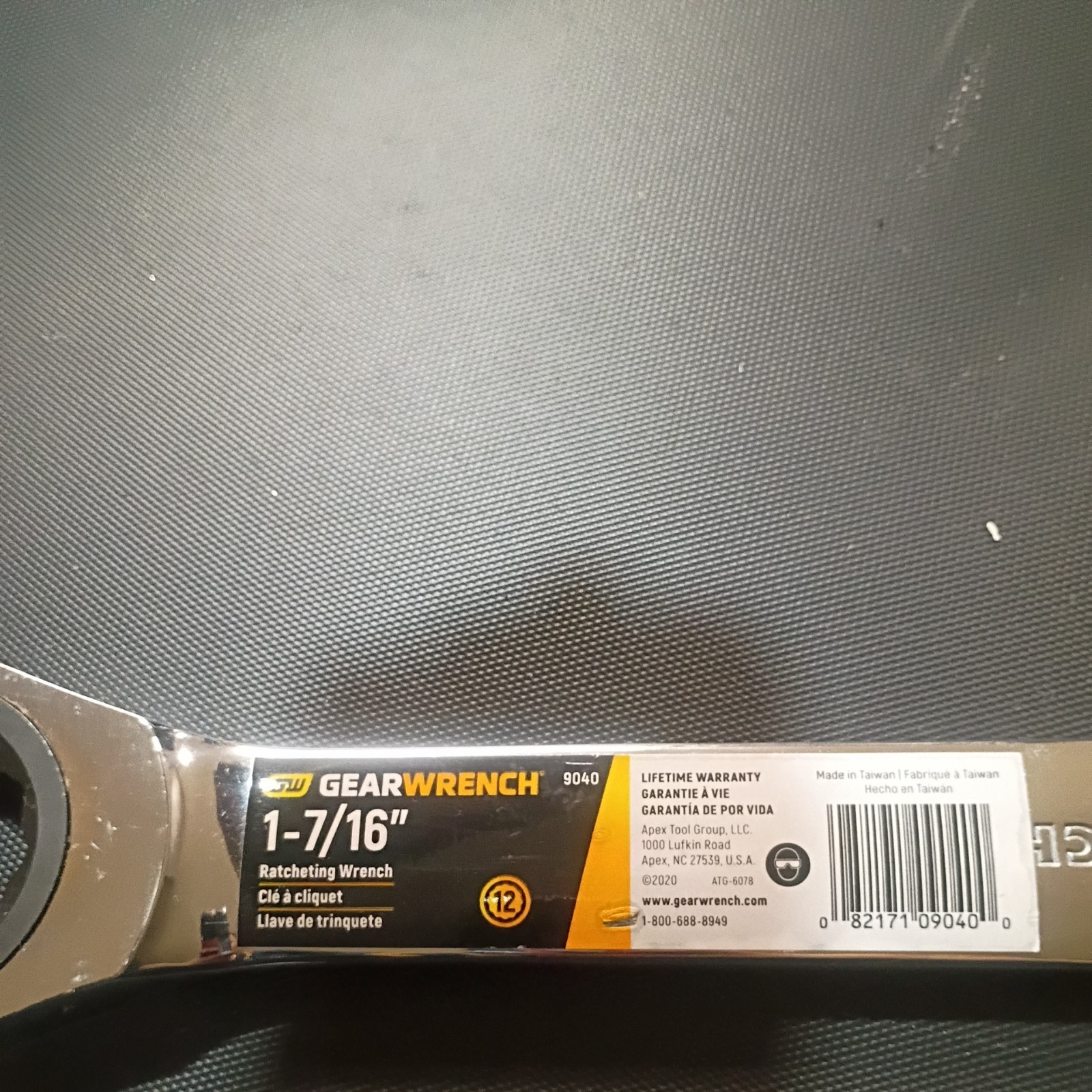 GearWrench 9040 1-7/16″ Jumbo Combination Ratcheting Wrench