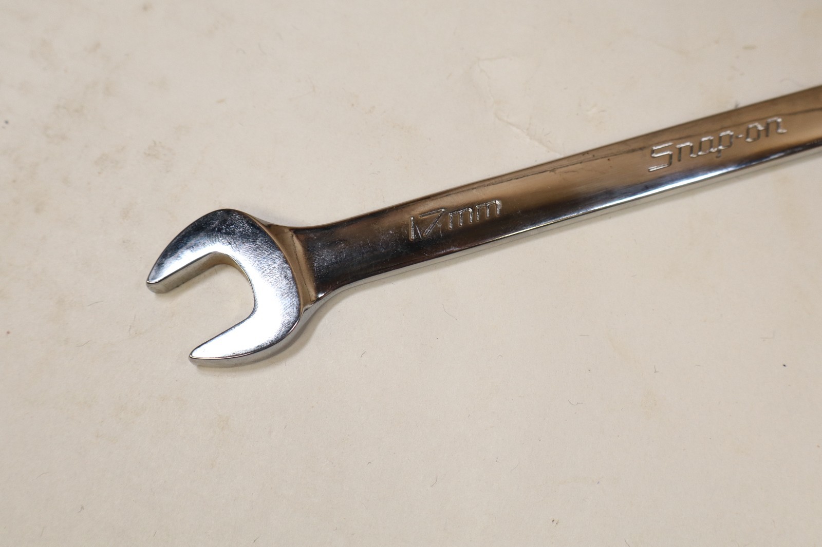 Snap-On 17 mm 12-Point Metric Flank Drive Combination Wrench USA OEXM170B
