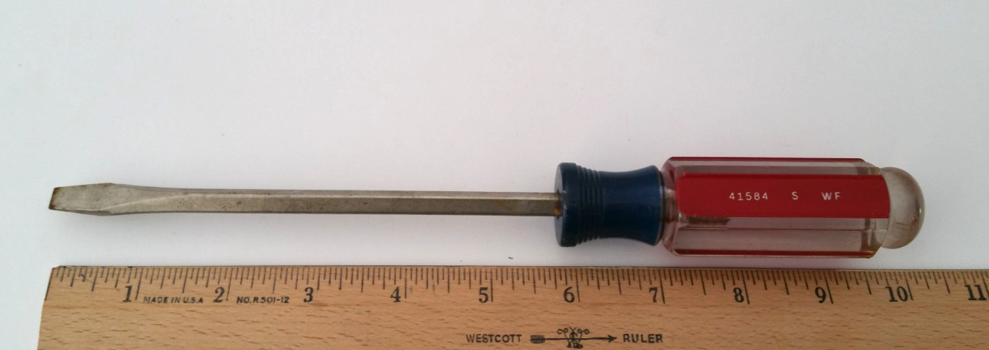 Craftsman 1/4″ Flathead Slotted Screwdriver 41584 S WF USA K358