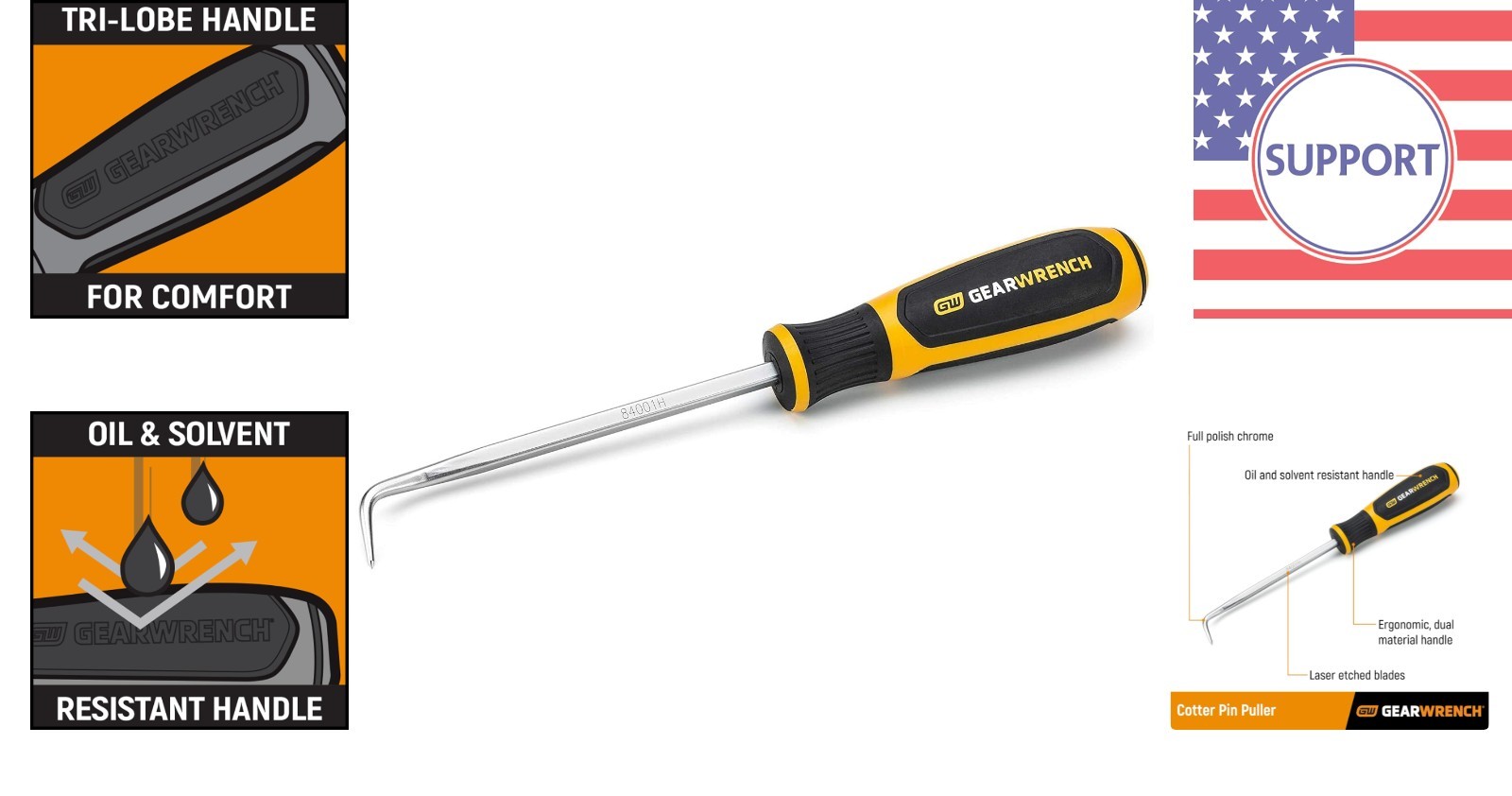 5” Cotter Pin Puller – Ergonomic Alloy Steel for Automotive Precision