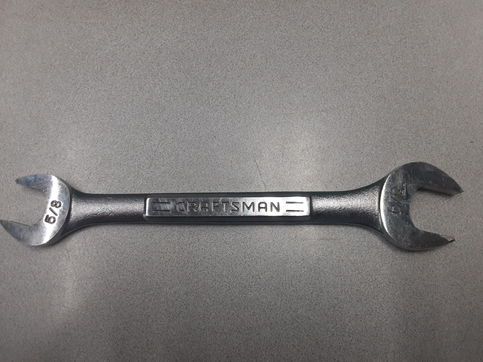 Craftsman -VɅ- 44582 5/8 x 3/4in Open End Wrench Made in USA