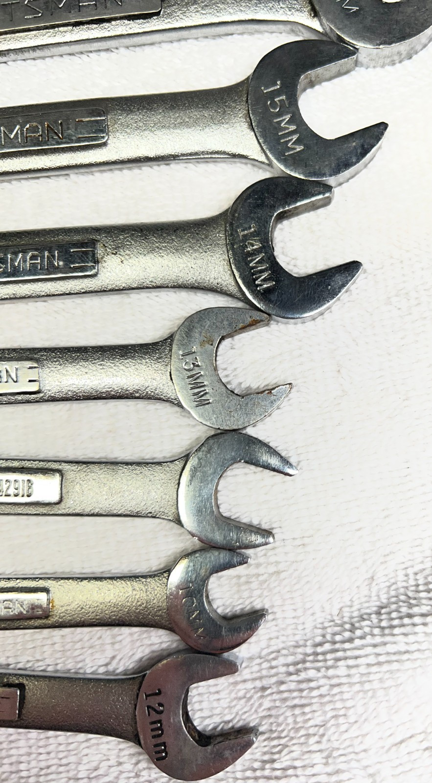 Craftsman V series Combination Wrenches Metric Lot of 11 USA made